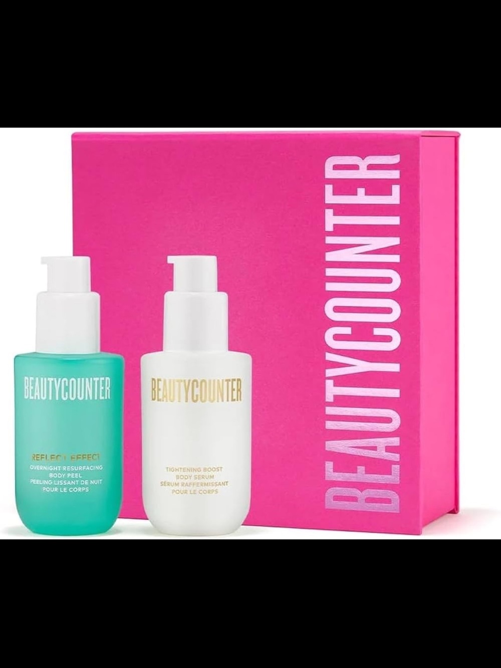 NIB BeautyCounter Reflect Effect Overnight Body Peel & Tightening Body Serum